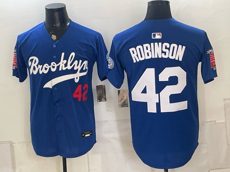 men Los Angeles Dodgers #42 Robinson blue Game 2026 Nike MLB Jersey 08220024
